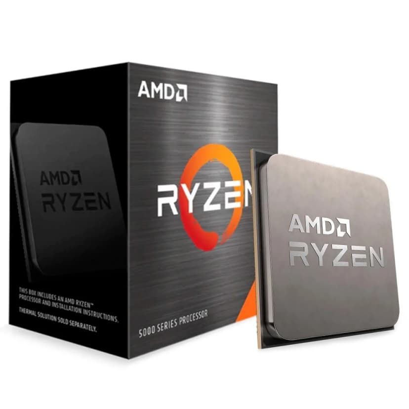 Processador AMD Ryzen 5 5500, 3.6GHz (4.2GHz Max Turbo), Cache 19MB, 6 Núcleos, 12 Threads, AM4, Sem Vídeo Integrado - 100-100000457BOX