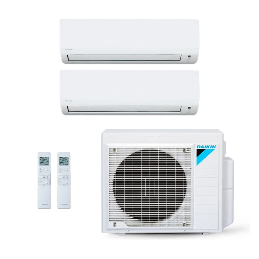 Ar-Condicionado Multi Split Inverter Daikin 18.000 (2x Evap HW 12.000) Quente/Frio 220V
