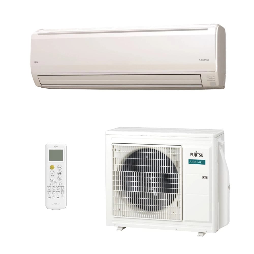 Ar-Condicionado Split HW Inverter Fujitsu Airstage Premium 24.000 BTUs R-32 Quente/Frio 220V