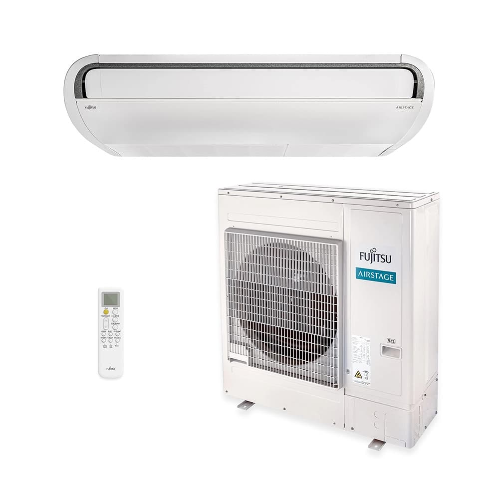 Ar-Condicionado Split Teto Inverter Fujitsu 45.000 BTUs Quente/Frio R32 380V Trifásico