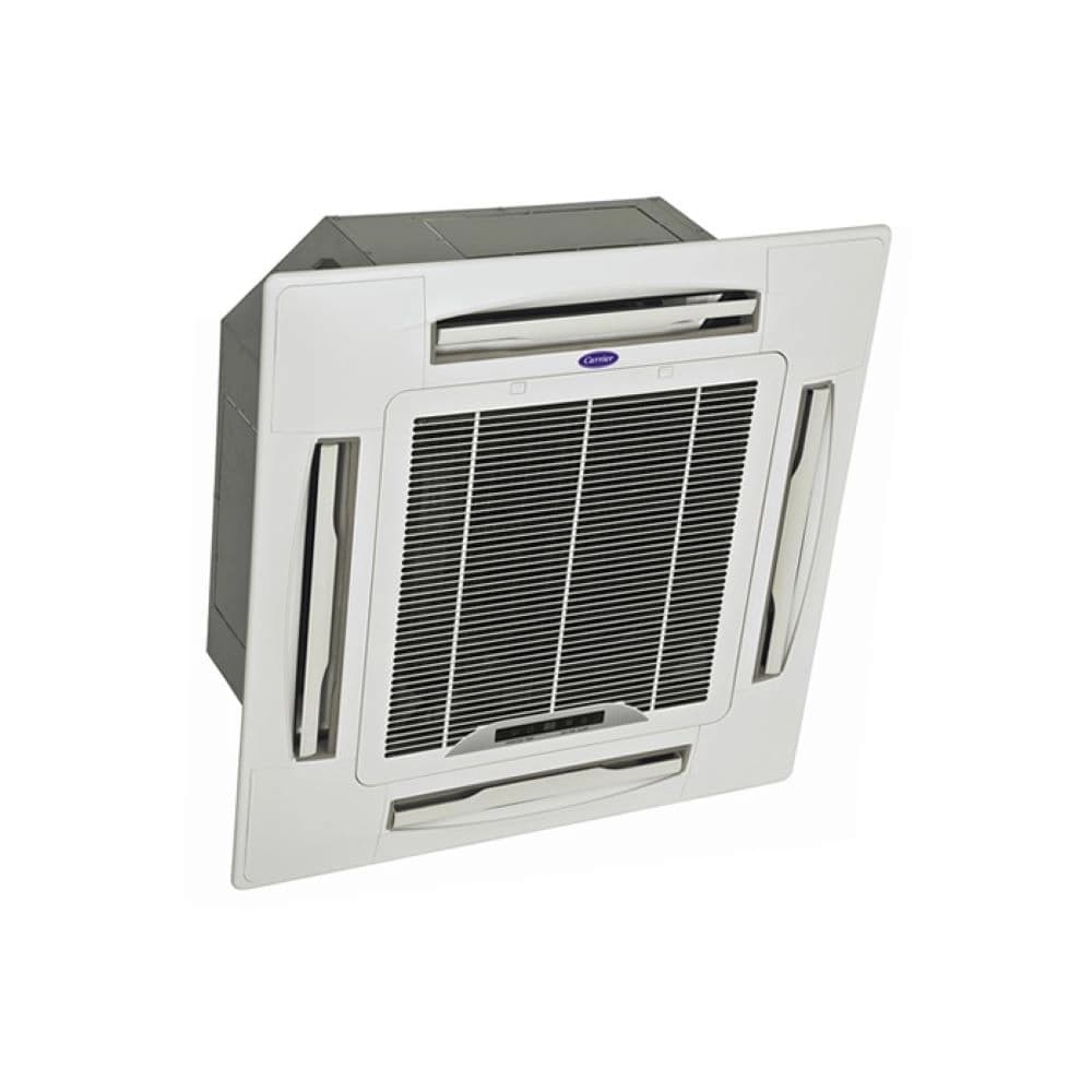 Fancolete Cassete 4 Vias Carrier com Painel 25.000 Btus Quente/Frio 220V Monofásico